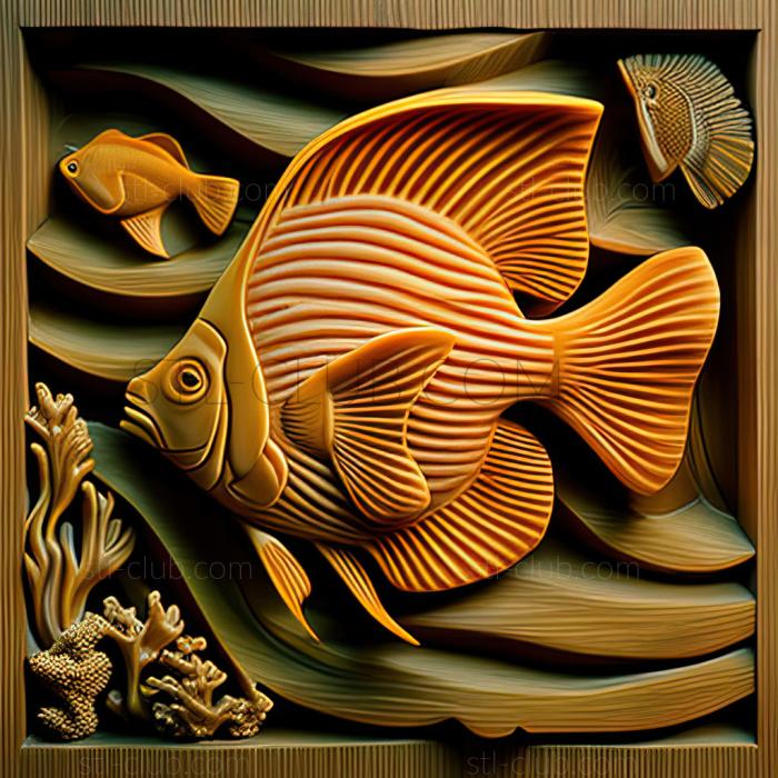 st Butterfly fish fish